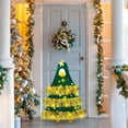 thumbnail image 4 of YIKA 23-Inch Christmas Tree-Shaped Doorway Gooses Decoration With Lights Christmas Decorations Green, 4 of 6