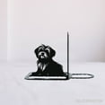 thumbnail image 2 of Glowneon Custom Shih Tzu Dog Book Holder Metal Art, Dog Bookend Decor, 2 of 5
