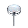 thumbnail image 3 of 10Pcs Surgical Steel Threadless Push Pin Labret Ring Lip Piercing Opal Top Ear Cartilage Helix Tragus Stud Body Piercing Jewelry ZR, 3 of 6