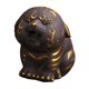thumbnail image 5 of Estatua de mascota de té, suerte, fortuna, coleccionable, mini escultura, figura en miniatura para violeta dorado, 5 of 9