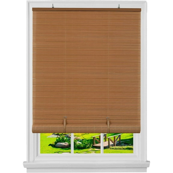 JHUS Oval Cordless Rollup Light Filtering Window Blinds Roller Shades Window Blinds Blinds for Windows Window Shades Window Shades for Home Window Shades