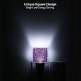 thumbnail image 6 of Fuzoiu Purple Snowflakes Print Dusk to Dawn LED Night Light with Light Sensor, Energy-Efficient Touch-Safe Night Lamp for Home, Office, and Kids' Rooms-US, 6 of 7