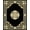 Black, Pattern 5, variant on Flatwoven High Traffic Area Rug, Contemporary with Stunning Black Gold Art Motifs, Non Slip, Stain Resistant, Washable Area Rugs for Living Room, Bedroom(Black, 4X6)