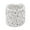 #3908 White-Black, variant on 1 Pair Flat Fuzzy Shoe laces: 1.5CM Wide Soft Plush Sneakers Shoelaces  - 47 inch / 120CM