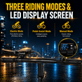 thumbnail image 6 of Electric Bike for Adults 500W Motor 20 MPH Max Speed Foldable Ebike 14" Electric Bicycles Max 20 Miles Range (Pedal Assist Mode) Mini E Bikes, 6 of 8