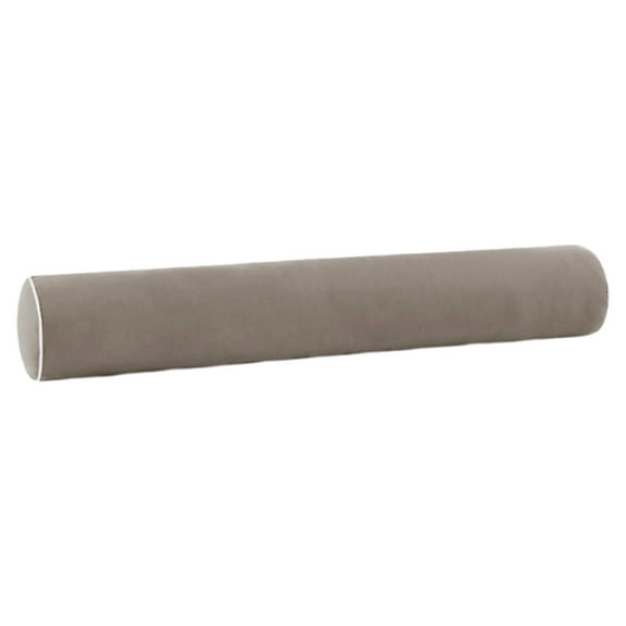 Almohada corporal para adultos, redonda, con rollo cervical y funda extraíble, soporte cervical cilíndrico para quienes duermen de lado, para sala de Marrón