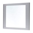 thumbnail image 1 of ACME Lorimar Mirror - - White & Chrome Leg, 1 of 5