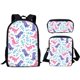 thumbnail image 1 of Dinosaur Backpack with Lunch Bag Pencil Case Primary Middle School Students Boys Girls Kids Cartoon Dinosaur School Bag 3pcs Set, 1 of 4