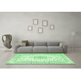 thumbnail image 3 of Ahgly Company Indoor Rectangle Medallion Emerald Green Traditional Area Rugs, 4' x 6', 3 of 4