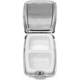thumbnail image 2 of Marble Print Rectangular Curved Edges Pocket Purse Portable Travel Pill Box, 2 of 3