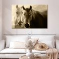 thumbnail image 2 of Elephant Stock Sepia Horses Wall Art - Horizontal Canvas Wall Art - Living Room Wall Decor - Animal Canvas - Black And Gray Decor - 48" x 32", 2 of 8