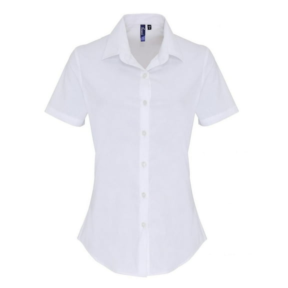 Premier Womens Stretch Short-Sleeved Formal Shirt