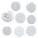 thumbnail image 2 of Posavasos transparentes de resina, moldeo de resina, bricolaje, herramientas de silicona epoxi, suministros para manualidades, decoración 8 piezas, 2 of 9