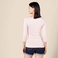 thumbnail image 3 of walmart Essentials Womens 3/4 Sleeve Boatneck T-Shirt, 3 of 8