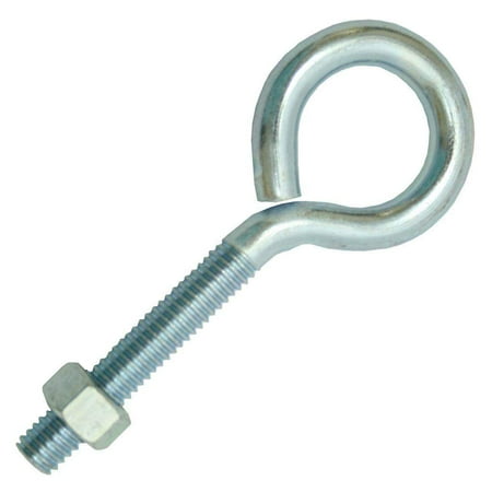 

General 38414 - 3/8 x 4 Zinc-Plated Steel Eye Bolt (TEB 3/8 X 4 Caddy Shank Zink-plated turned Eye Bolt)