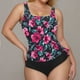 thumbnail image 4 of Conjunto de Trajes de Baño para Mujeres Cordón Sólido Ambos Lados Trajes de Baño, Cuello en V Trajes de Baño para Piscina Y Playa, Traje de Baño de Verano sin Negros Sexy, 4 of 8