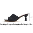 thumbnail image 6 of Aueoeo Womens Shoes Fall Shoes Fashion Casual And Summer Comfortable Outerwear Plus Size Strap Solid Color Mesh Toe Open Toe Low Heel Pers Summer Shoes, 6 of 9