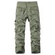 thumbnail image 3 of Pantalones largos para hombre, lavados con agua, para exteriores, informales, con bolsillo, cremallera sólida, rectos, de trabajo, 3 of 6