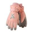thumbnail image 2 of Ganfancp Invierno Caliente Guantes de Mujer Pantalla Acolchada Espesor Antideslizante Viento Frío Al Aire Libre Ciclismo Estudiantes Esquí Mujer Ofertas Flash Liquidación Un Par de Guantes., 2 of 6