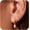 SET1, variant on Gold Plated Earrings for Women, 14k Gold Plated Earring Stack Hypoallergenic Pearl Drop Earring Dainty Earrings for Women Trendy Cute Small Huggie Hoop Earring Fashion Womens Jewelry