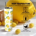 thumbnail image 6 of Lemon Tumbler with Lid and Straw, yellow Lemon Water Bottle Cups Coffee Mug Cute Coffee Tumbler for Women, Lemon Kitchen Decorations Lemon Gifts, 6 of 6