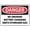 Warning Sign 2, variant on Warning No Open Burning Traffic Sign 8"x12" - Aluminum Safety Tin Road - For Construction Site Campground Workplace