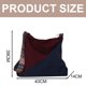 thumbnail image 2 of Bolso bandolera grande para mujer, bolso de moda para mujer, bolso de pana, bolso de hombro a la moda, azul combinado con rojo + marrón, 2 of 5
