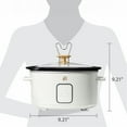 thumbnail image 3 of Beautiful 4Qt Slow Cooker with Touch-Activated Display, White Icing by Drew Barrymore, 3 of 9