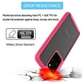 thumbnail image 3 of Galaxy S20 Plus Case,Takfox Galaxy S20+ Phone Case Shock Absorbing, Rugged Shockproof Crystal Clear Hard Case Full Body Protective Sturdy Cover Bumper Case for Samsung Galaxy S20 Plus,Rose, 3 of 6
