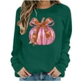 thumbnail image 5 of Frostluinai Crew Neck Sweatshirts for Women Happy Thanksgiving Pullover Long Sleeve Pumpkin Graphic Sweat Shirts Fall Gifts for Woman, 5 of 7