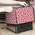 thumbnail image 7 of Honeii Strawberry and Ladybugs Print 4 slice Toaster Cover, Two Slice Toaster Dust-proof Cover For Kitchen Small Appliance and Fingerprint Protection, 7 of 7