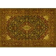 thumbnail image 1 of Ahgly Company Machine Washable Indoor Rectangle Persian Yellow Traditional Area Rugs, 5' x 8', 1 of 4