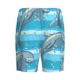 thumbnail image 4 of Picia Dolphin Pajama Shorts for Men, Men's Pajama Bottoms, Sleepwear,Short Pajama Pants-3X-Large, 4 of 9