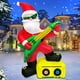 thumbnail image 2 of Muñeco de nieve inflable caliente Papá Noel Feliz árbol de Navidad Arco Decoración para el hogar al aire libre Luz LED Decoración para fiestas de Año Nuevo Regalos, 2 of 5