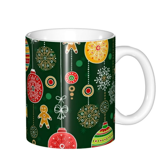 Disketp Christmas Large Coffee Mug with Handle Tea Cup Novelty Coffee Cup for Men Women Office Work