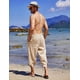 thumbnail image 4 of Pants Hombre, Pants De Lino Cordón En La 3/4 Shorts, 4 of 7