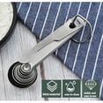 thumbnail image 1 of 10 Pieces Measuring Spoons Coffee Milk Powder Teaspoons Teaspoons Food Food Scale Scoops Kitchen Baking Tools, 430 Stainless Steel, 1 of 7