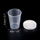 thumbnail image 5 of Uxcell Taza Medidora de Plástico de 50mL con Tapa para Laboratorio de Cocina Paquete de 12, 5 of 6