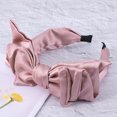 thumbnail image 6 of Unique Bargains 1 Pc Bow Wide Headbands for Women Pink Purple, 6 of 6