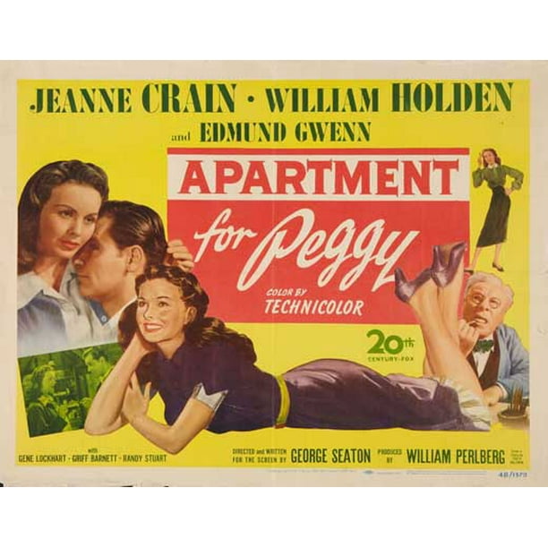 Apartment for Peggy movie POSTER (Half Sheet Style A) (22" x 28