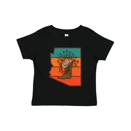

Inktastic Arizona Cute Cowgirl Boot Gift Toddler Toddler Girl T-Shirt