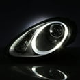 thumbnail image 3 of AKKON - [HID Type] For 2006-2008 Porsche Boxster / Cayman 987 Model LED DRL Grey Housing Projector Headlights LH+RH Pair, 3 of 5