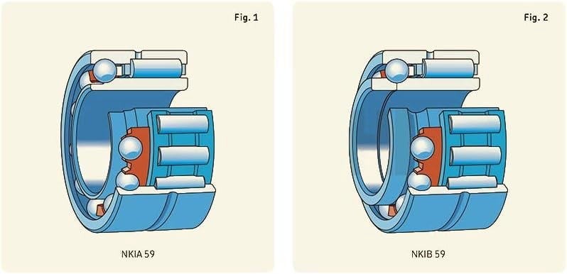 NKIB5903 Complex Bearings  17X30X20mm Needle Roller Angular Contact Ball Bearing NATB5903 NATB 5974903