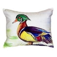 thumbnail image 3 of Betsy Drake NC145 16 x 20 in. Male Wood Duck Script No Cord Pillow, 3 of 3