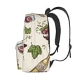 thumbnail image 3 of Disketp Grapes Bbottles Wine Mochila Escolar de Gran Capacidad y Peso Ligero, Mochila de Viaje Ideal para Escuela, Trabajo y Uso Diario, Cómoda y con Estilo, 3 of 8