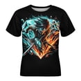 thumbnail image 5 of Attack on Titan T-Shirt for Boys And Girls, Kids Anime Short Sleeve Shirts, 3D Print Novelty Graphic Tee Shirt, Comfortable Breathable Fabric, 5 of 10