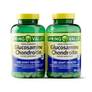 Spring Valley Glucosamine Chondroitin Dietary Supplement Twin Pack, 170 count, 2 pack Walmart