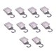 thumbnail image 4 of Moyic 10 Pieces Clear Plastic Clip Hook holder Cloth/Office/Sign Hanger Almacenamiento y organización del hogar, 4 of 6