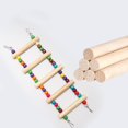 thumbnail image 1 of Mosey Stable Bird Cage Toy with Colorful Beads   Cage Accessories   Exercise Training, 1 of 7