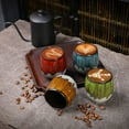 thumbnail image 3 of Ceramic Kiln Change Espresso Cup Set Japanese Style Tea Cup Master Single Cup Creative Big Belly Water Cup, 3 of 6